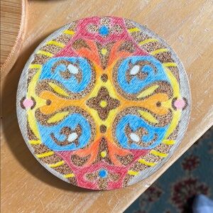 Bohemian Mandala Coaster